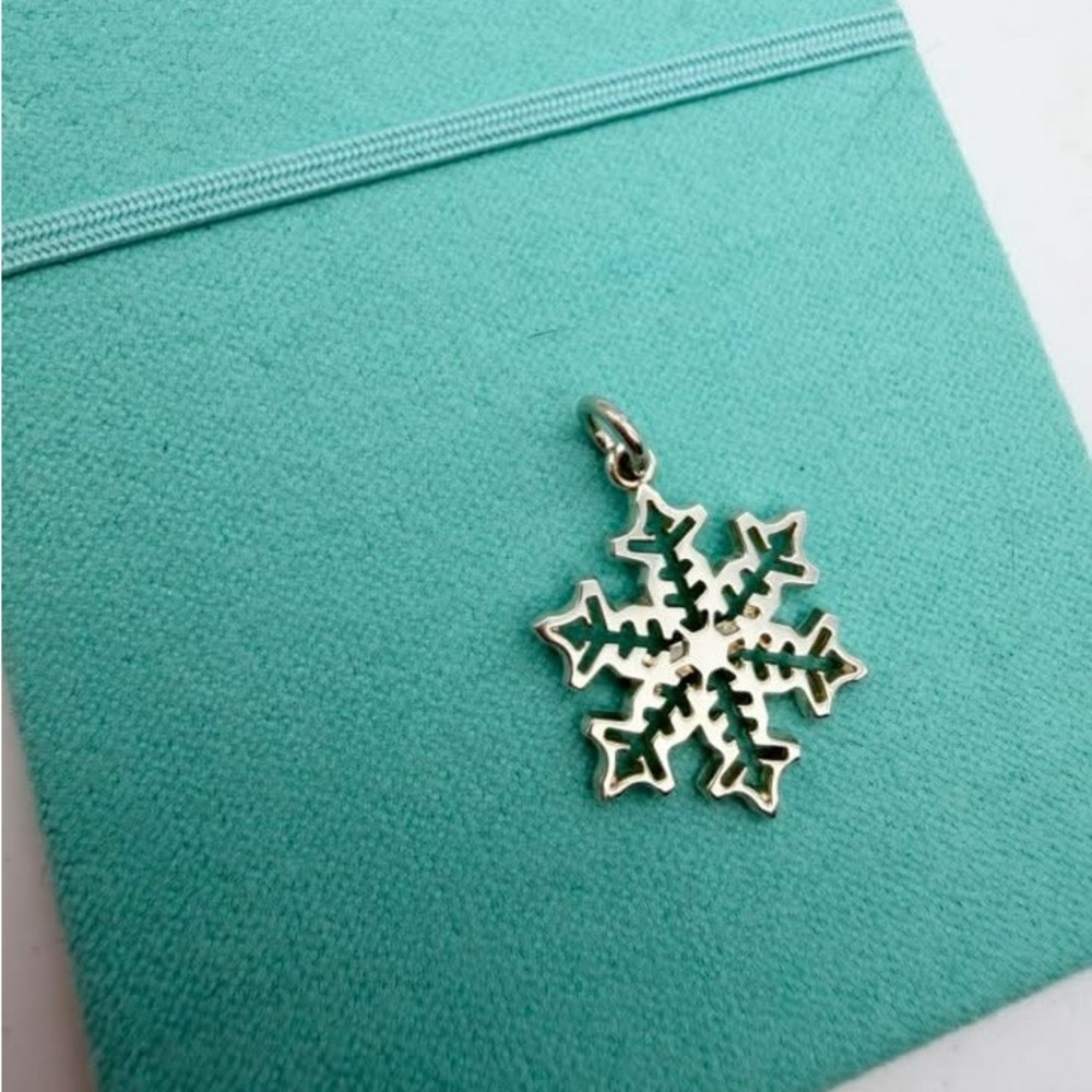 Tiffany & Co. Euc snowflake charm sterling silver - Picture 2 of 4